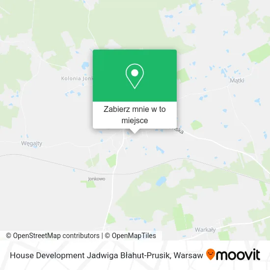 Mapa House Development Jadwiga Błahut-Prusik