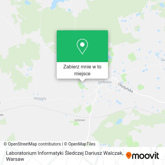 Mapa Laboratorium Informatyki Śledczej Dariusz Walczak