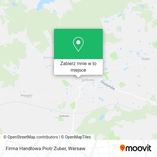 Mapa Firma Handlowa Piotr Zuber