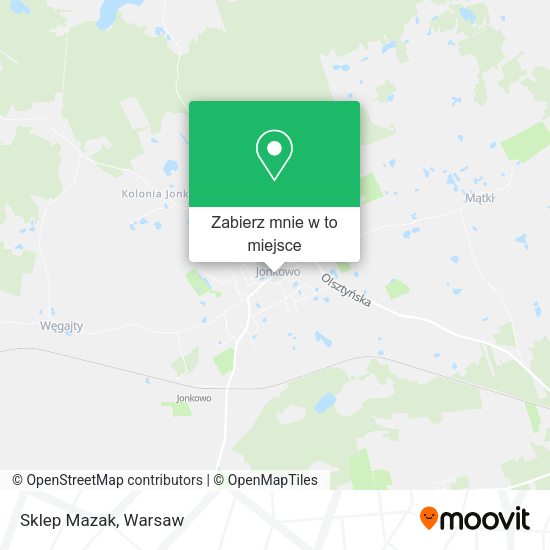 Mapa Sklep Mazak