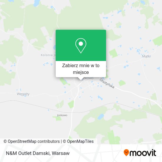 Mapa N&M Outlet Damski