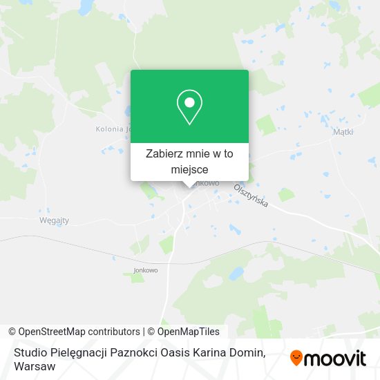 Mapa Studio Pielęgnacji Paznokci Oasis Karina Domin