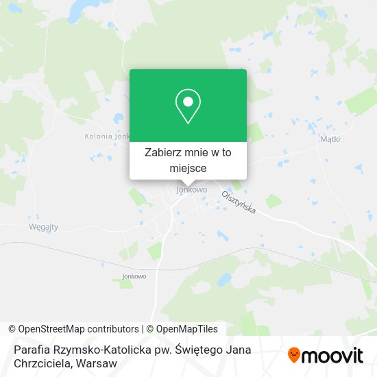 Mapa Parafia Rzymsko-Katolicka pw. Świętego Jana Chrzciciela