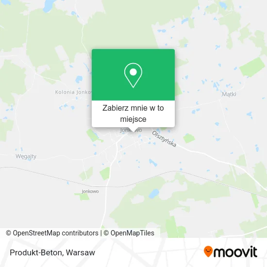 Mapa Produkt-Beton