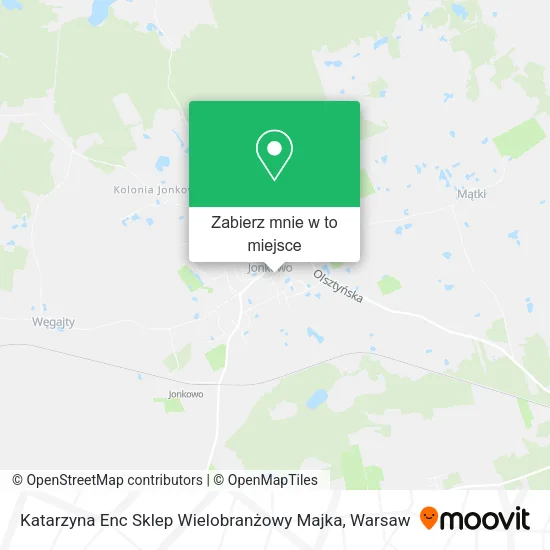 Mapa Katarzyna Enc Sklep Wielobranżowy Majka