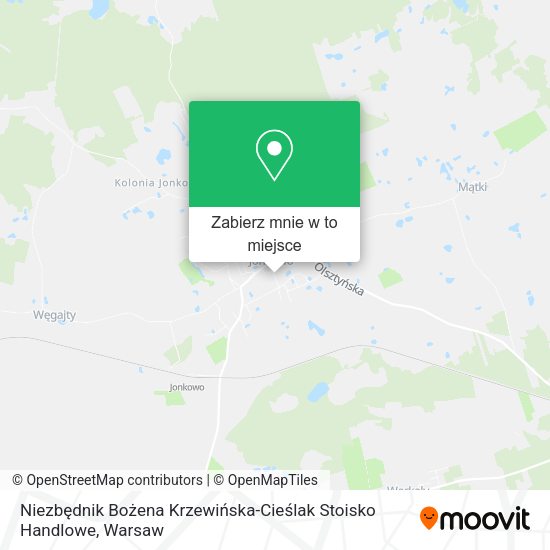 Mapa Niezbędnik Bożena Krzewińska-Cieślak Stoisko Handlowe