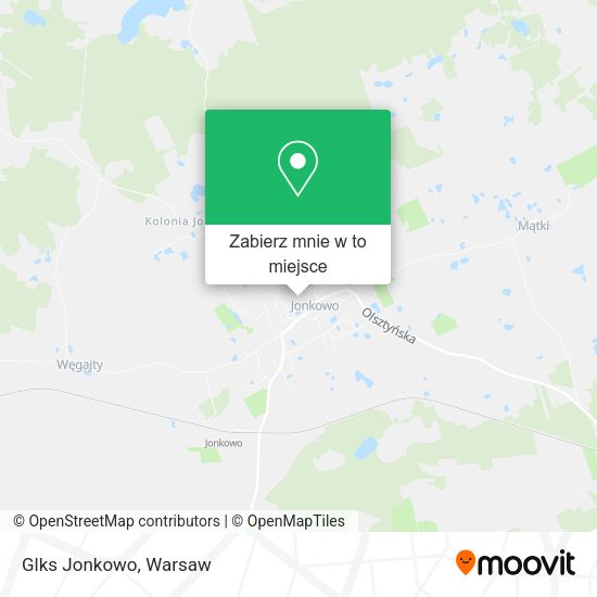 Mapa Glks Jonkowo