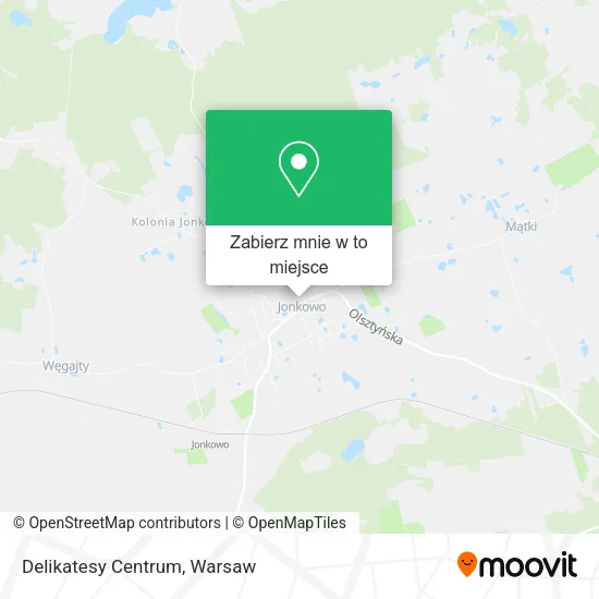 Mapa Delikatesy Centrum