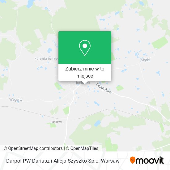 Mapa Darpol PW Dariusz i Alicja Szyszko Sp.J