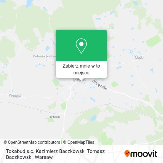 Mapa Tokabud s.c. Kazimierz Baczkowski Tomasz Baczkowski