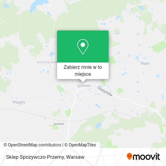 Mapa Sklep Spozywczo-Przemy