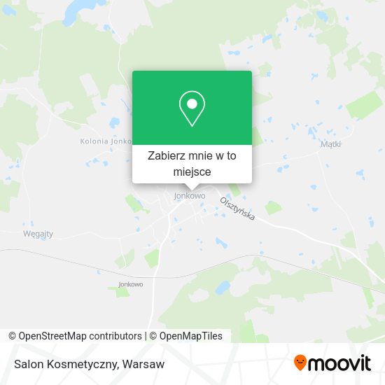 Mapa Salon Kosmetyczny