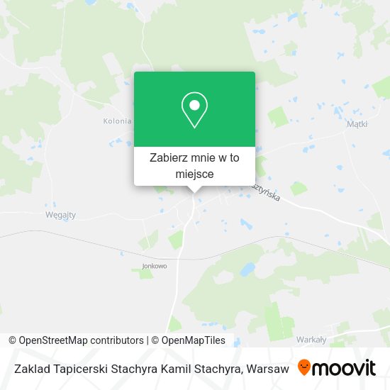 Mapa Zaklad Tapicerski Stachyra Kamil Stachyra