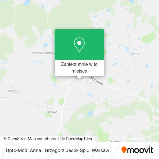 Mapa Opto-Med. Anna i Grzegorz Jasek Sp.J