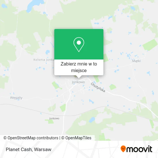 Mapa Planet Cash