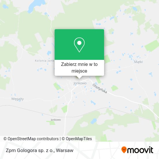 Mapa Zpm Gologora sp. z o.