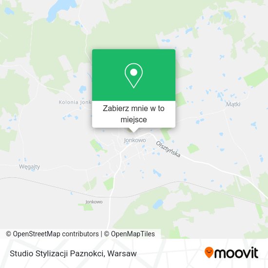 Mapa Studio Stylizacji Paznokci