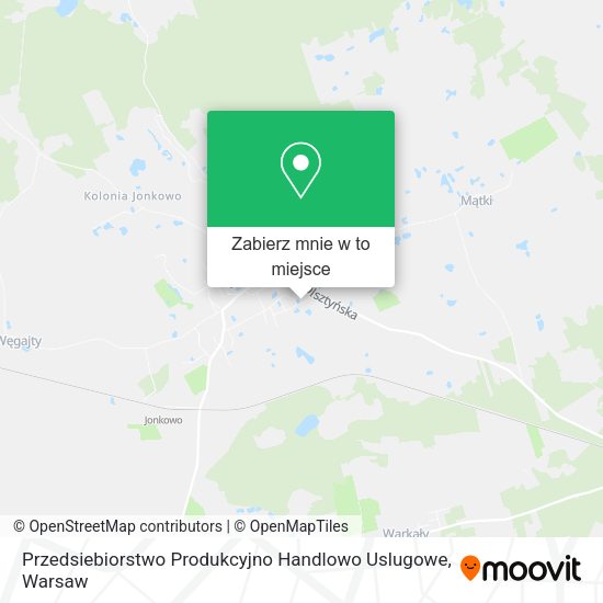 Mapa Przedsiebiorstwo Produkcyjno Handlowo Uslugowe