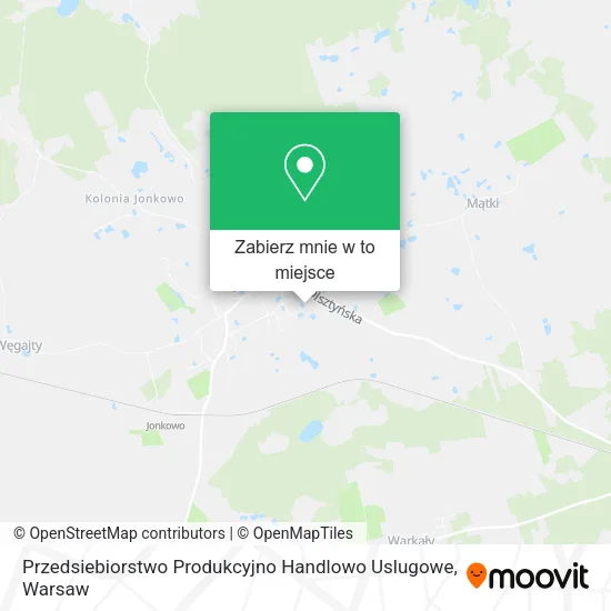 Mapa Przedsiebiorstwo Produkcyjno Handlowo Uslugowe