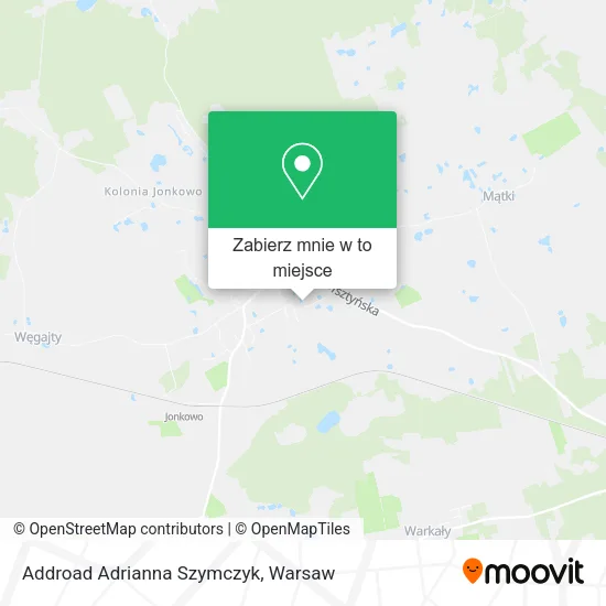 Mapa Addroad Adrianna Szymczyk