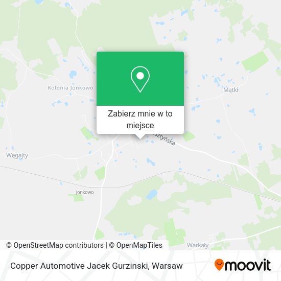 Mapa Copper Automotive Jacek Gurzinski