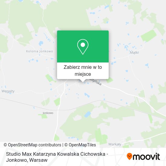 Mapa Studio Max Katarzyna Kowalska Cichowska - Jonkowo