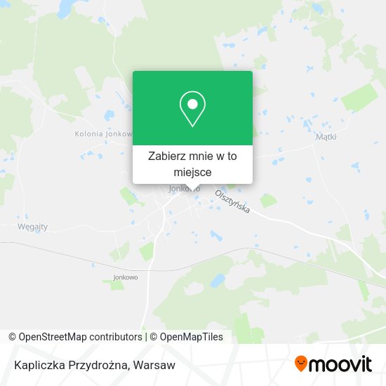 Mapa Kapliczka Przydrożna