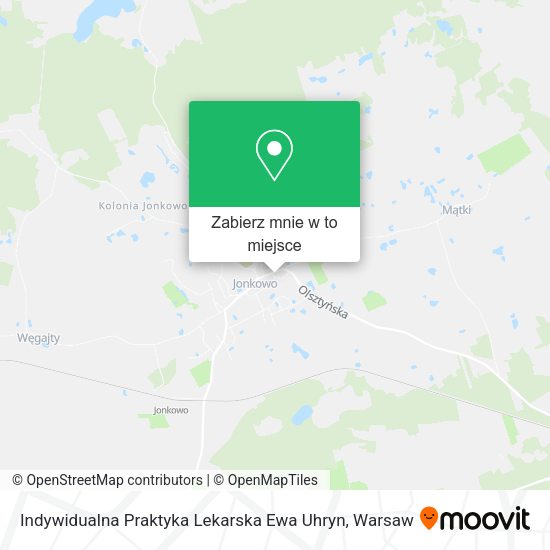 Mapa Indywidualna Praktyka Lekarska Ewa Uhryn