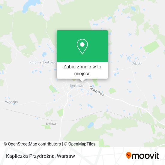 Mapa Kapliczka Przydrożna