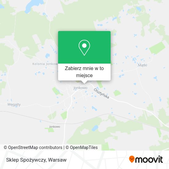 Mapa Sklep Spożywczy