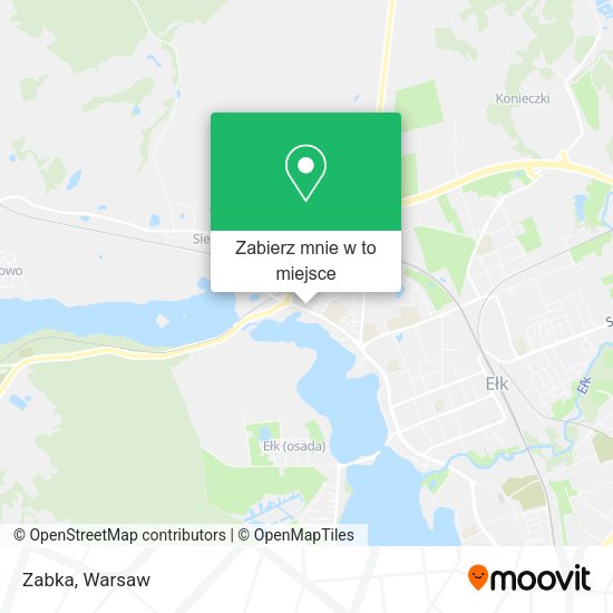 Mapa Zabka