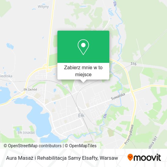 Mapa Aura Masaż i Rehabilitacja Samy Elsafty