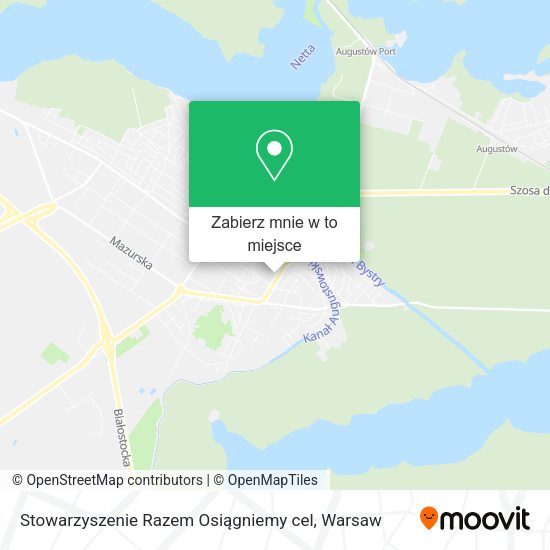 Mapa Stowarzyszenie Razem Osiągniemy cel