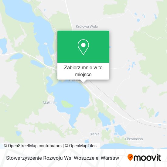 Mapa Stowarzyszenie Rozwoju Wsi Woszczele