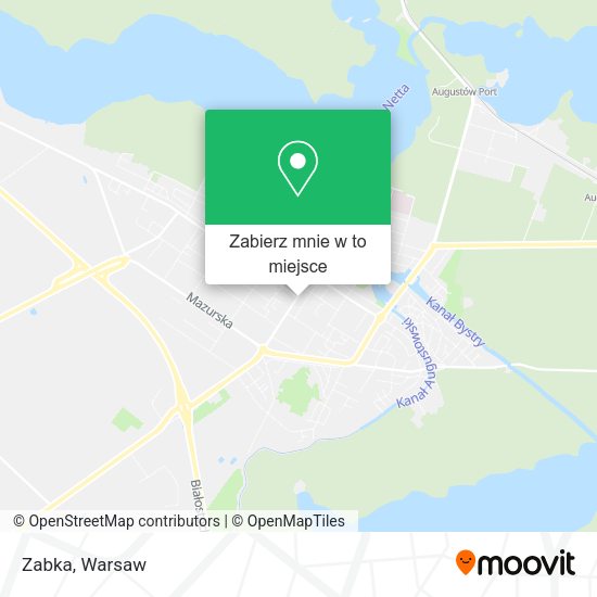 Mapa Zabka