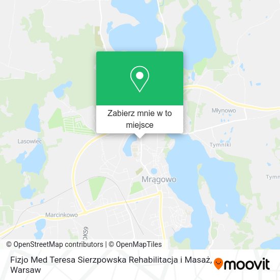 Mapa Fizjo Med Teresa Sierzpowska Rehabilitacja i Masaż