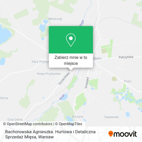 Mapa Bachorowska Agnieszka. Hurtowa i Detaliczna Sprzedaż Mięsa