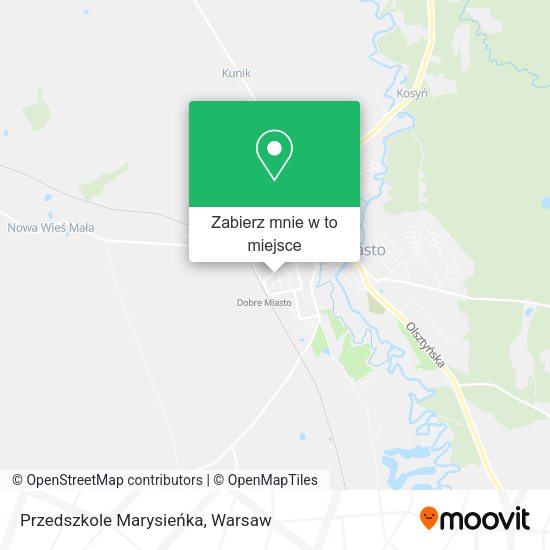 Mapa Przedszkole Marysieńka