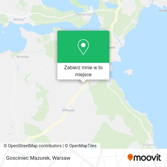 Mapa Gosciniec Mazurek