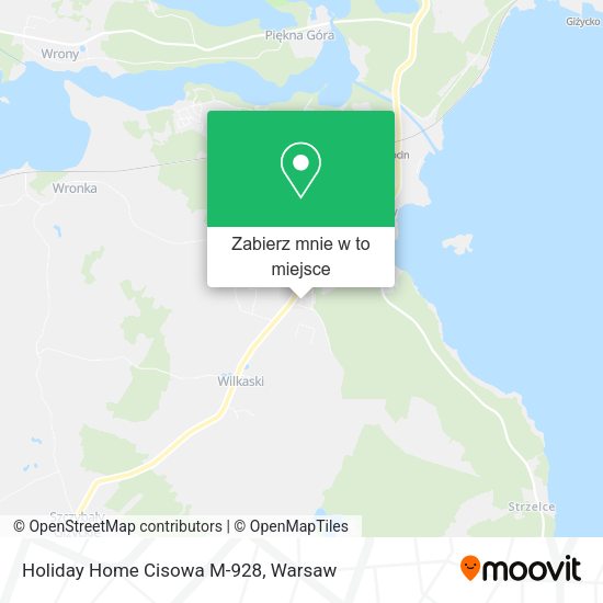 Mapa Holiday Home Cisowa M-928