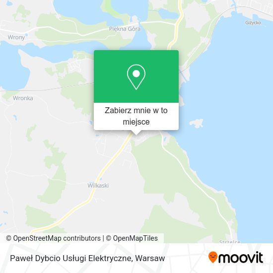 Mapa Paweł Dybcio Usługi Elektryczne