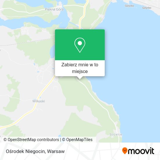 Mapa Ośrodek Niegocin