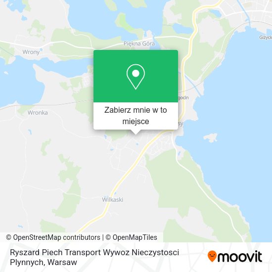 Mapa Ryszard Piech Transport Wywoz Nieczystosci Plynnych