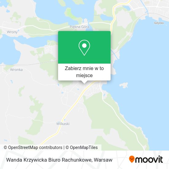 Mapa Wanda Krzywicka Biuro Rachunkowe