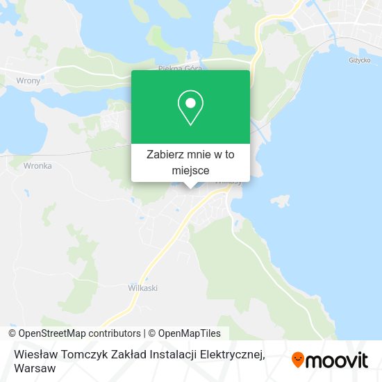 Mapa Wiesław Tomczyk Zakład Instalacji Elektrycznej