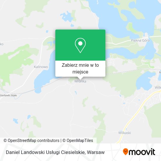 Mapa Daniel Landowski Usługi Ciesielskie