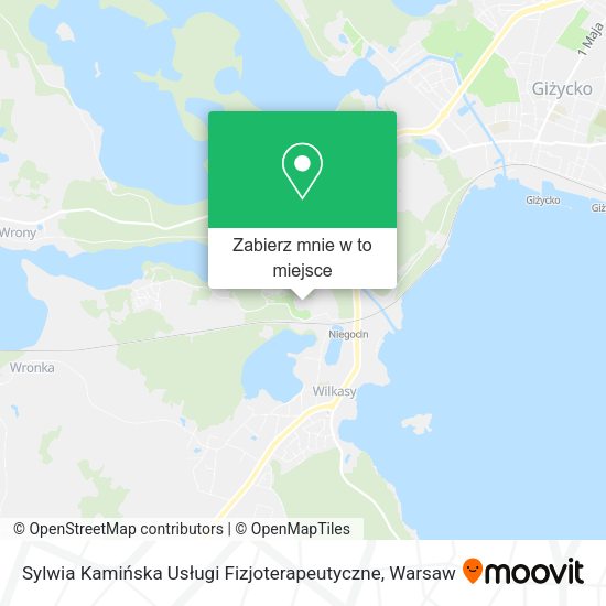 Mapa Sylwia Kamińska Usługi Fizjoterapeutyczne