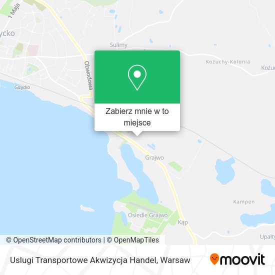 Mapa Uslugi Transportowe Akwizycja Handel