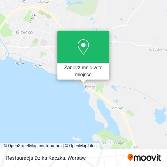 Mapa Restauracja Dzika Kaczka