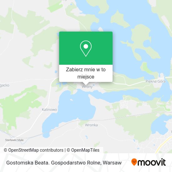 Mapa Gostomska Beata. Gospodarstwo Rolne